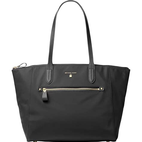 michael michael kors kelsey large top zip nylon tote|Michael Kors sullivan tote small.